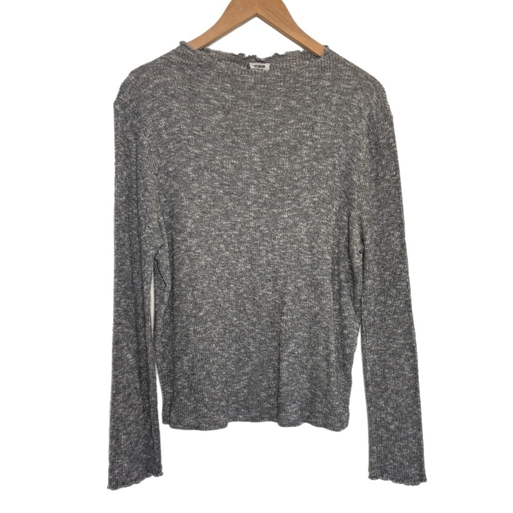Cotton:on grey long sleeve stretch top